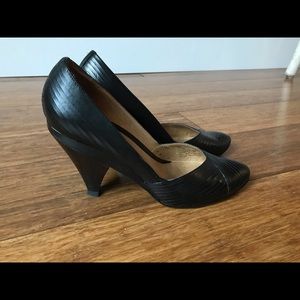 Frye Gloria Pumps - Navy Blue